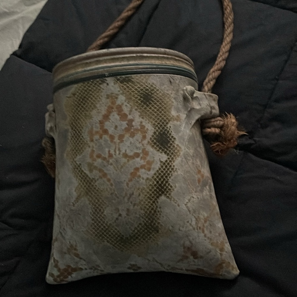 “Raku” art, Walk Hanging Basket